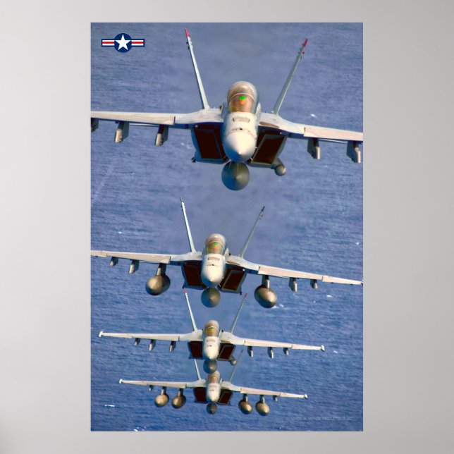 F/A-18F SUPER HORNET POSTER (Vorne)