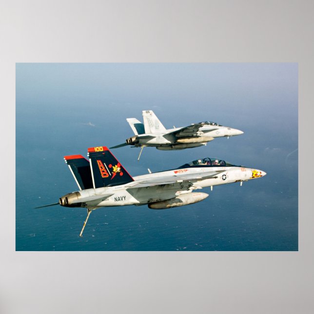 F/A-18F Super Hornet Poster (Vorne)