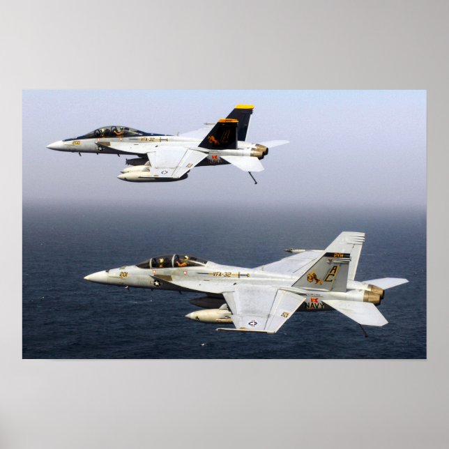 F/A-18F Super Hornet Poster (Vorne)