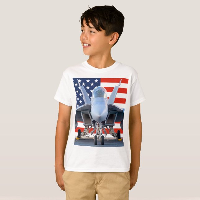 F/A-18F SUPER HORNET T-Shirt (Vorne ganz)