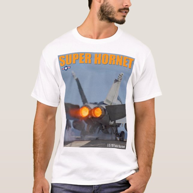 F/A-18F SUPER HORNET T-Shirt (Vorderseite)