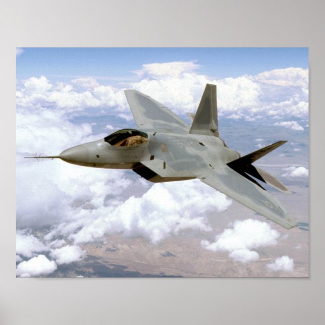 F/A-22 Raptor Poster (Vorne)