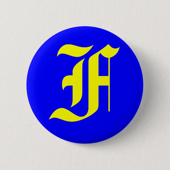 F - ALTES ENGLISCH BUTTON (Vorderseite)