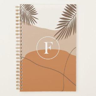 F - Anfangsbuchstabe F Abstraktes Design Planer