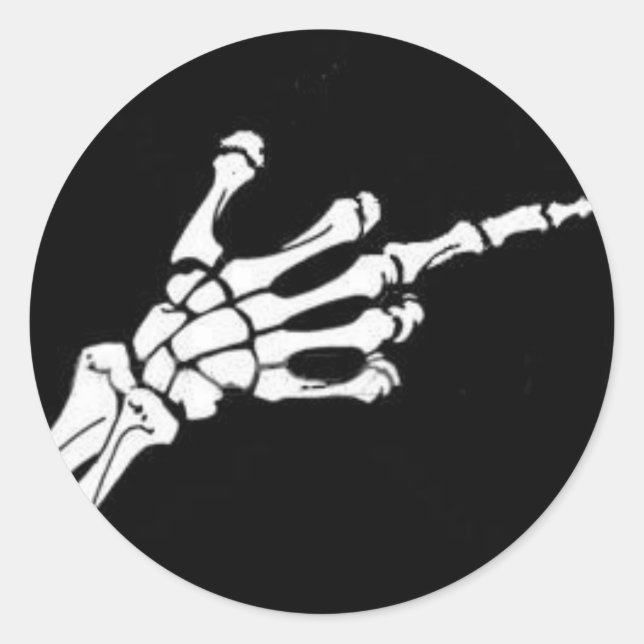 F Aus Runder Aufkleber (Vorderseite)