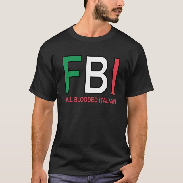 F B I Vollblut Italienische Mädchen Mädchen Jungen T-Shirt (Vorderseite)