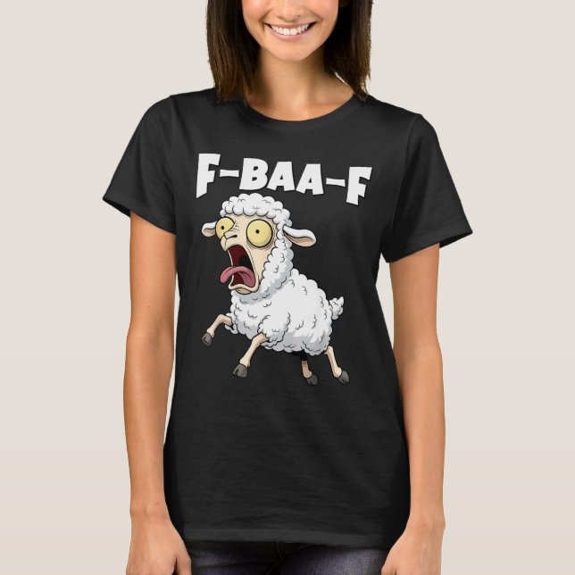 F-baa-f Meme – Funny Screaming Meme Graphic  T-Shirt (Vorderseite)