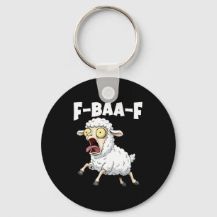F-baa-f Meme – Lustige schreiende Meme-Grafik Schlüsselanhänger