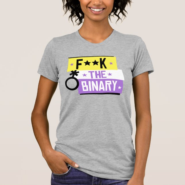 F. Binary T-Shirt (Vorderseite)