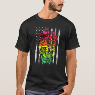 F Bomb Mama Tattoos Hübsche Augen dick Oberschenke T-Shirt