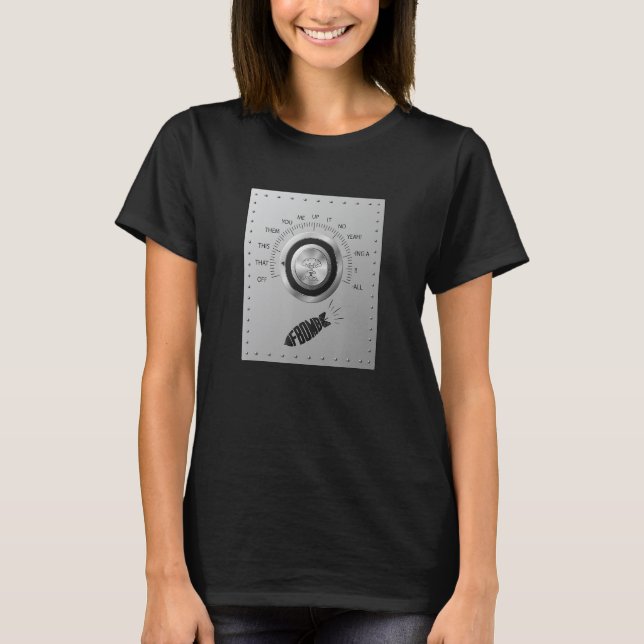 F bomb Selector Graphic T-Shirt (Vorderseite)