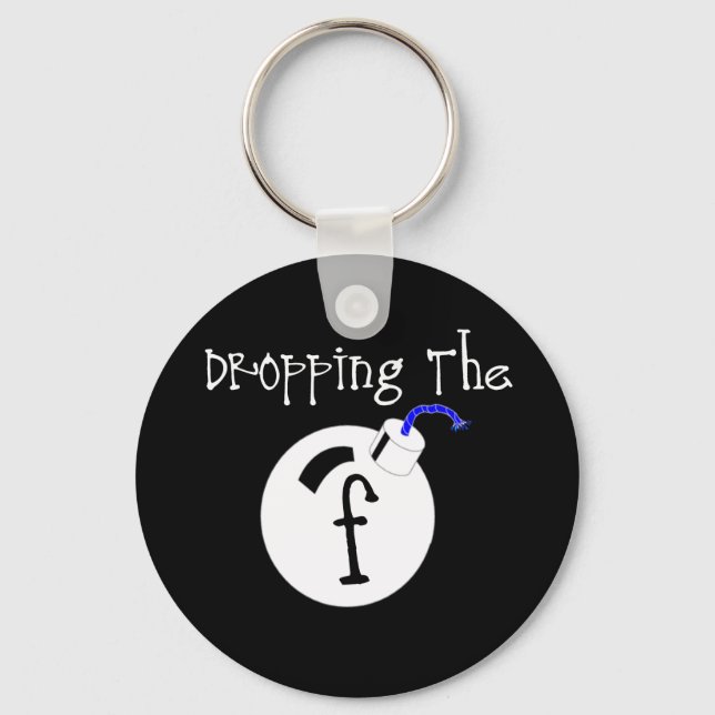 F Bombe Schlüsselanhänger (Vorderseite)