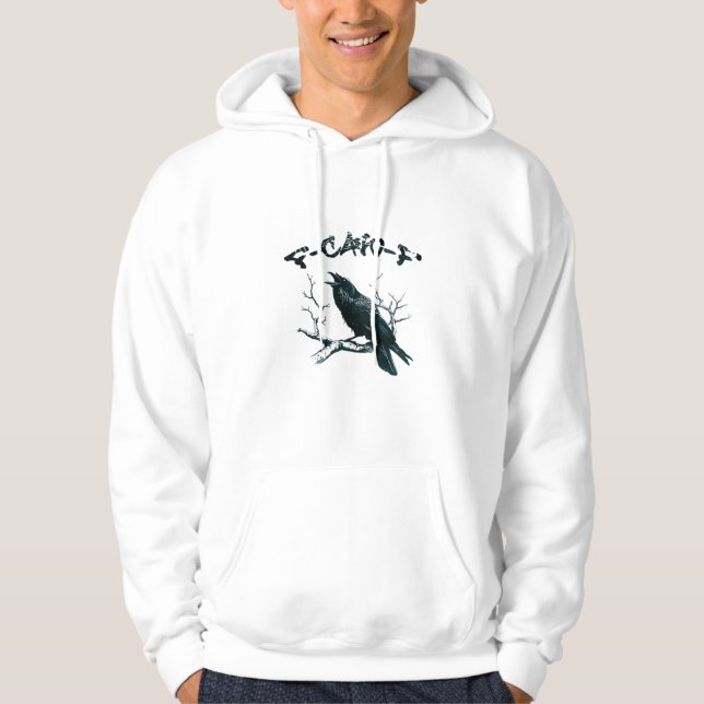 F-Caw-F Aesthetic Design Hoodie (Vorderseite)