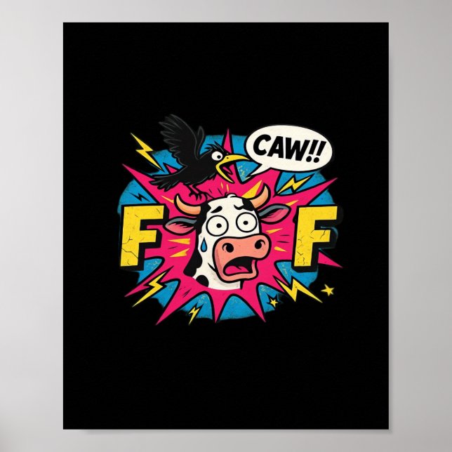 F-Caw-F Aesthetic Unique Poster (Vorne)