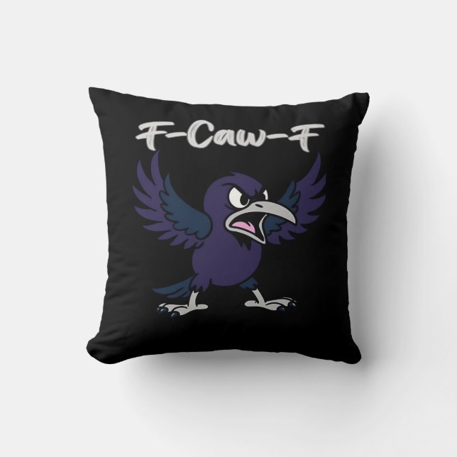 F-Caw-F Ästhetik Grafik Kissen (Vorderseite)