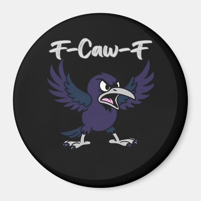 F-Caw-F Ästhetik Grafik Magnet (Vorne)