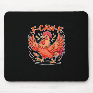 F-Caw-F Attitüde Klassischer Retro-Stil Mousepad
