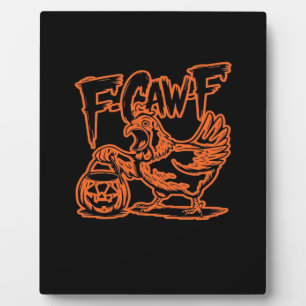 F-Caw-F Attitude Klassischer Vintage-Stil Fotoplatte