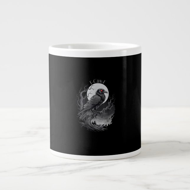 F-Caw-F Bird Creative Art Jumbo-Tasse (Vorderseite)