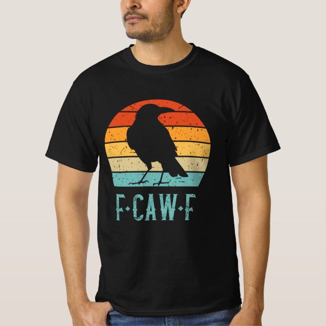 F-Caw-F Black Crow T-Shirt (Vorderseite)