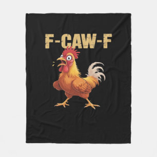 F-Caw-F Chicken Classic Basic Style Fleecedecke
