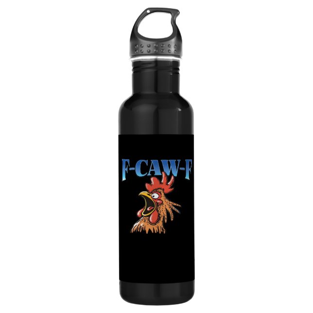 F-Caw-F Chicken Classic Cool Unique Edelstahlflasche (Vorderseite)