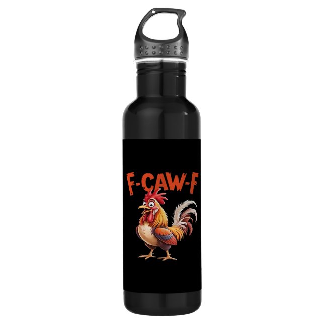 F-Caw-F Chicken Classic Creative Style Edelstahlflasche (Vorderseite)