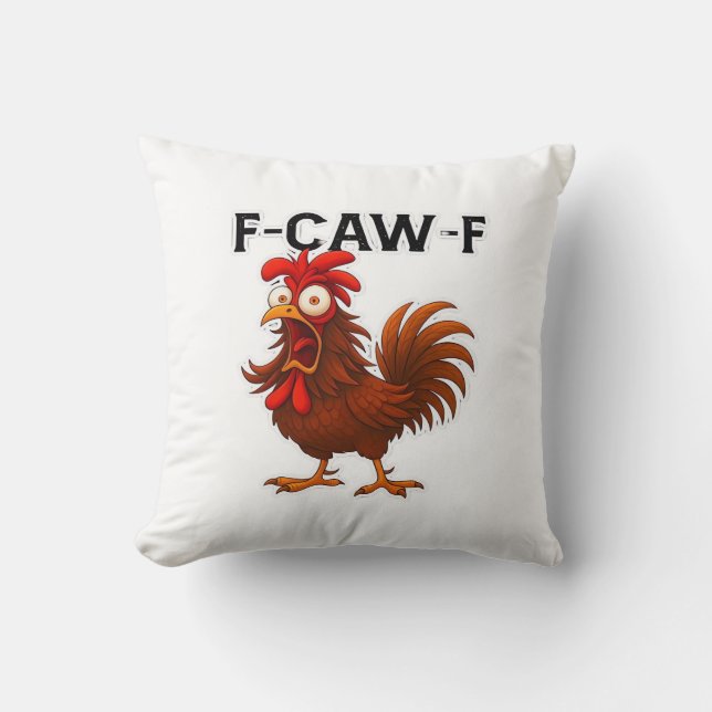 F-Caw-F Chicken Classic Kissen (Vorderseite)