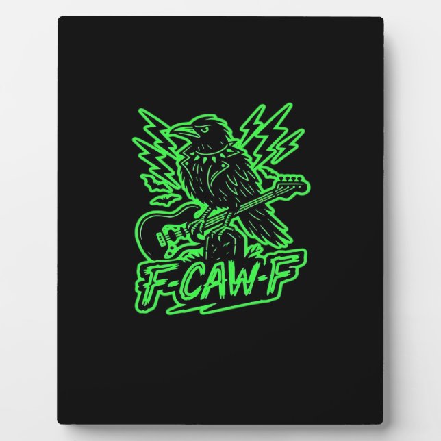 F-Caw-F Chicken Classic Minimal Clean Fotoplatte (Vorderseite)