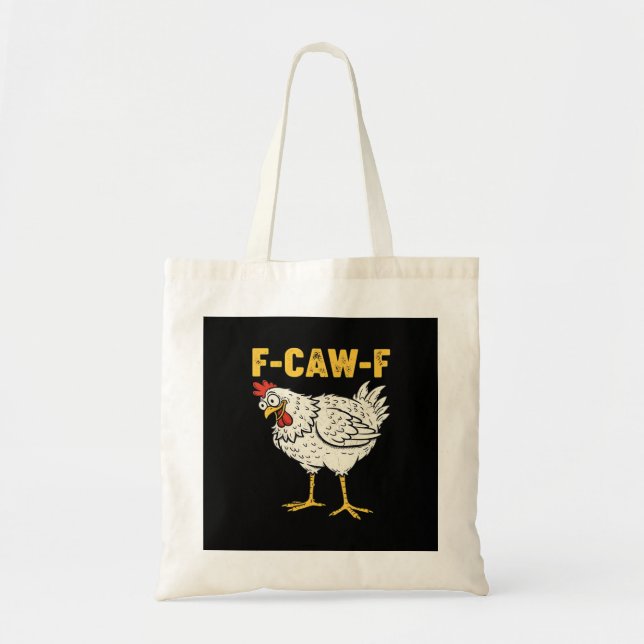 F-Caw-F Chicken Classic Retro Cool Tragetasche (Vorne)