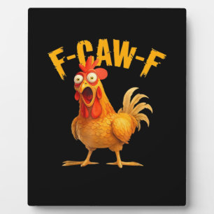 F-Caw-F Chicken Classic Retro-Stil Fotoplatte