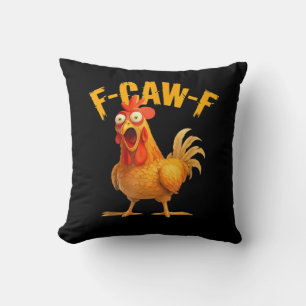 F-Caw-F Chicken Classic Retro-Stil Kissen