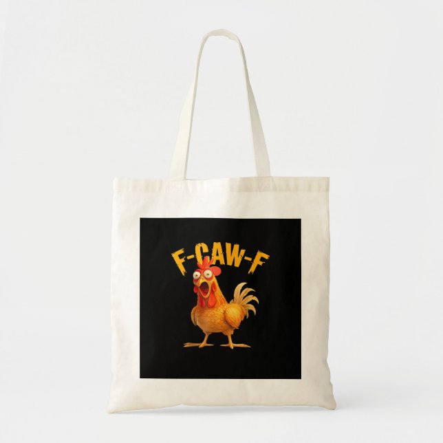 F-Caw-F Chicken Classic Retro Style Tragetasche (Vorne)