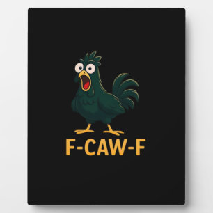 F-Caw-F Chicken Classic Vintage-Stil Fotoplatte