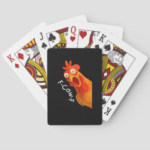 F-Caw-F Chicken Essential Classic Retro Spielkarten