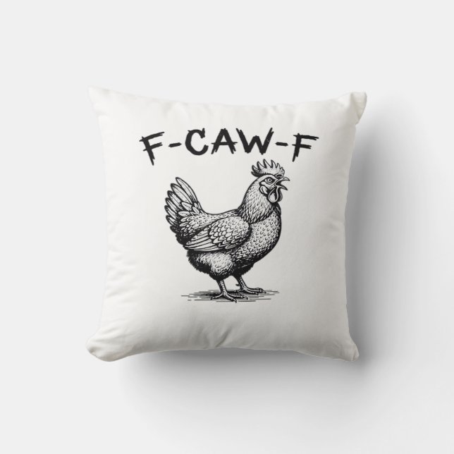 F-Caw-F Chicken Essential Kissen (Vorderseite)