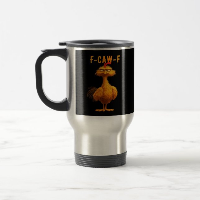 F-Caw-F-Chicken Essential Minimal Clean Reisebecher (Links)