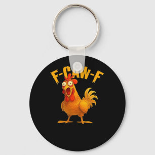 F-Caw-F-Chicken Essential Vintage Cool Schlüsselanhänger