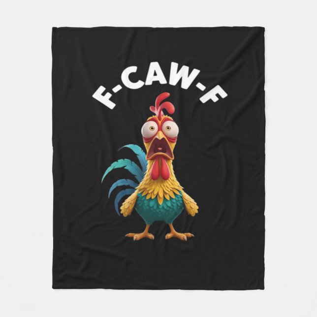 F-Caw-F Chicken F-Caw-F Chicken Classic Cool Uniqu Fleecedecke (Vorderseite)