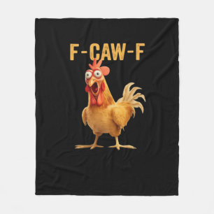 F-Caw-F-Chicken Wesentliche Kreative Casual Fleecedecke