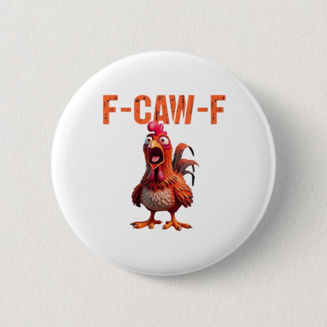 F-Caw-F Classic Basic Design Button (Vorderseite)