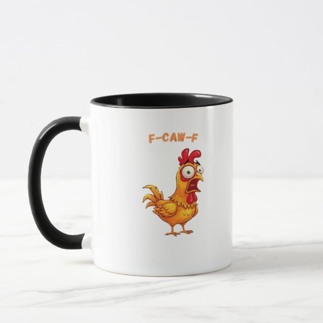 F-Caw-F Classic Funny Quote Tasse (Links)