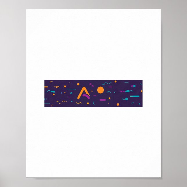 F-Caw-F Classic Minimal Clean Poster (Vorne)