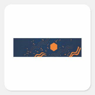 F-Caw-F Classic Minimal Clean Quadratischer Aufkleber