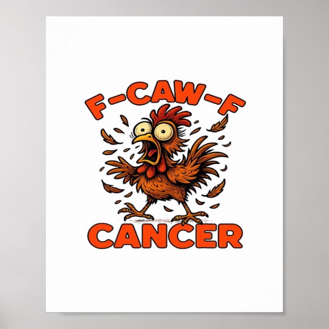 F-Caw-F Classic Vintage Cool Poster (Vorne)