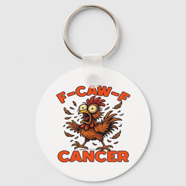 F-Caw-F Classic Vintage Cool Schlüsselanhänger (Vorderseite)