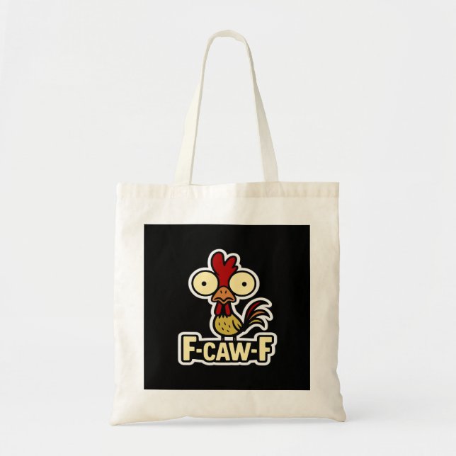 F-Caw-F Classic Vintage Graphic Tragetasche (Vorne)