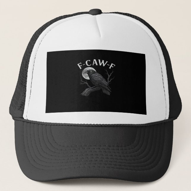 F-Caw-F Cool Einzigartig Truckerkappe (Vorderseite)
