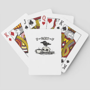 F Caw F Cooles Einzigartiges Aussehen Spielkarten