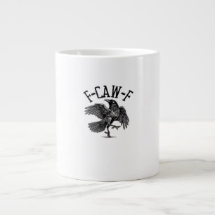 F Caw F Crow Kreative Freizeitkleidung Jumbo-Tasse